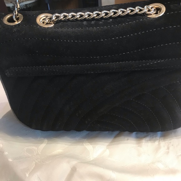 Zara new leather suede handbag - Picture 4 of 9